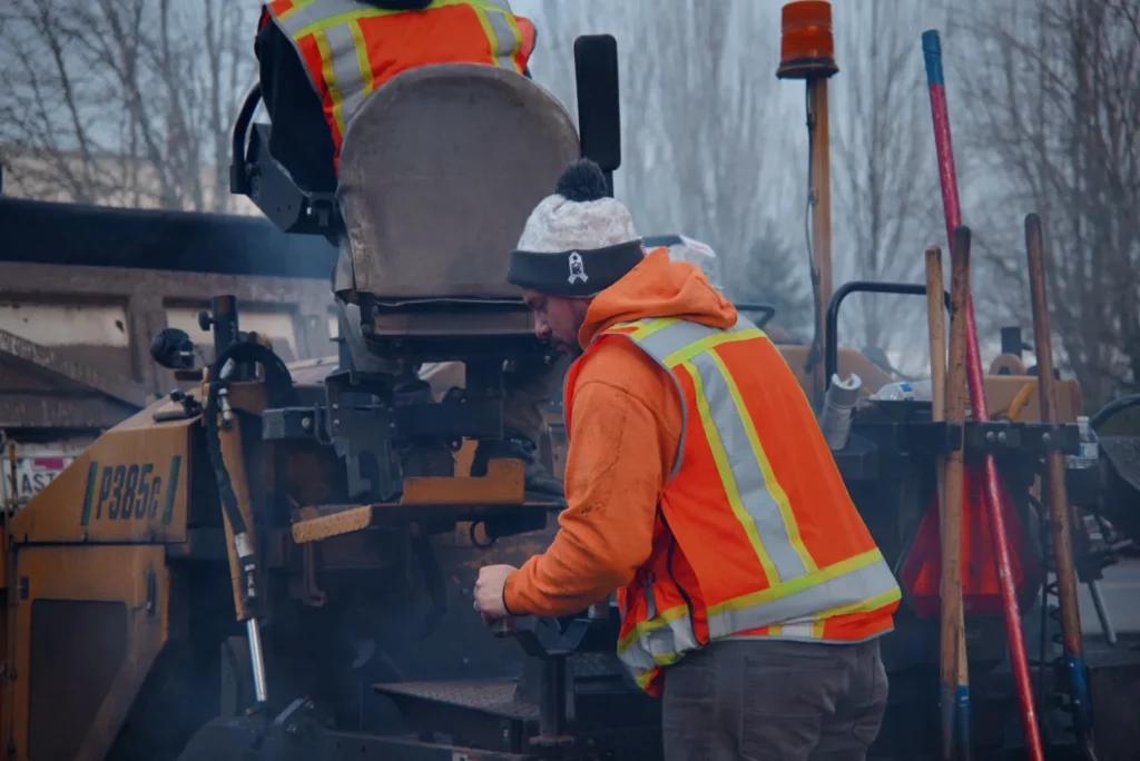 Parking lot paving. Transfer Center 1.2025 #4