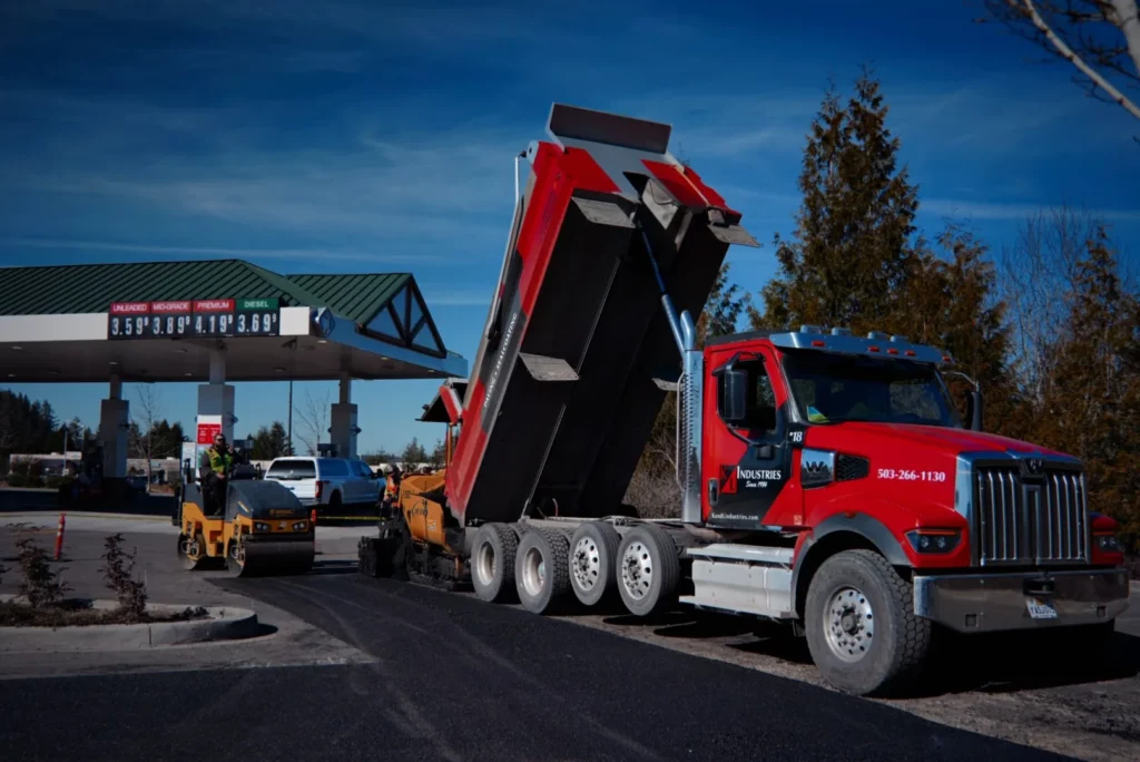 Parking lot repair.Fred Meyers 2.2025 #4